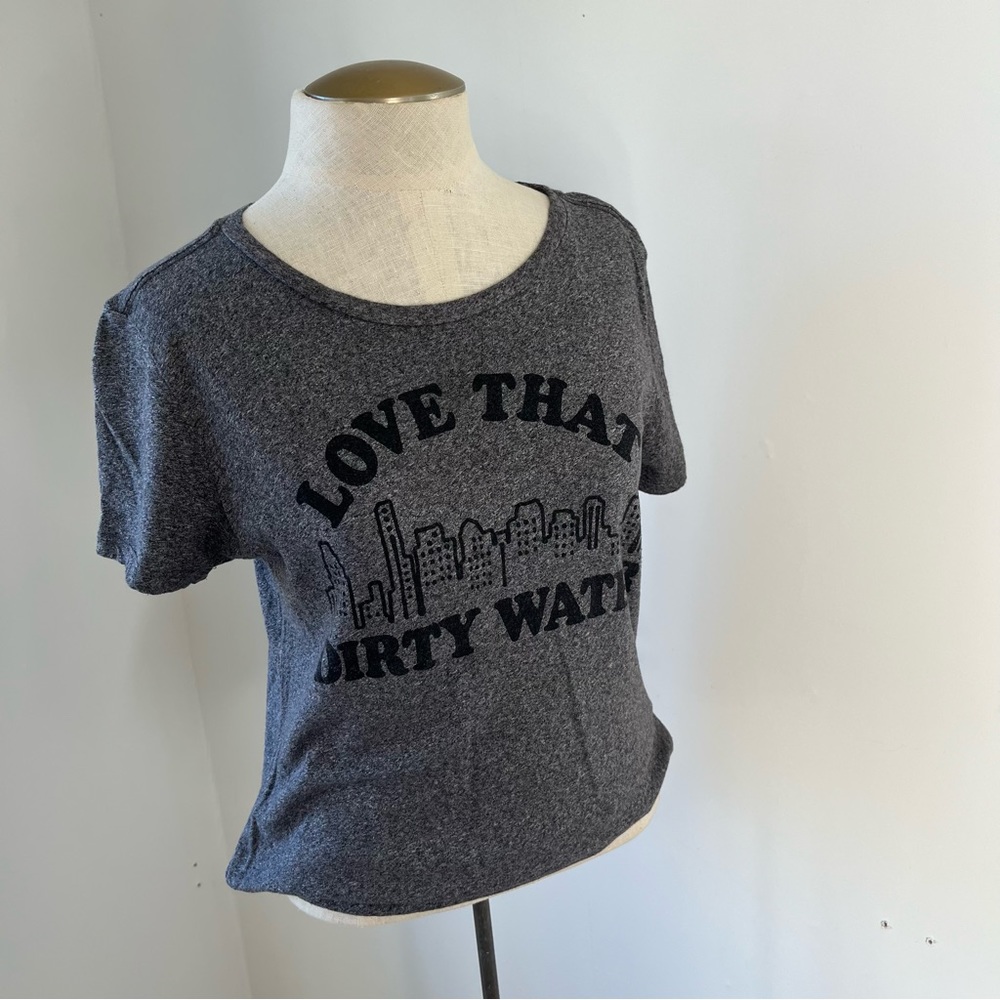 Tailgate "Love that Dirty Water" Boston Skyline Tee - Picture 2 of 6